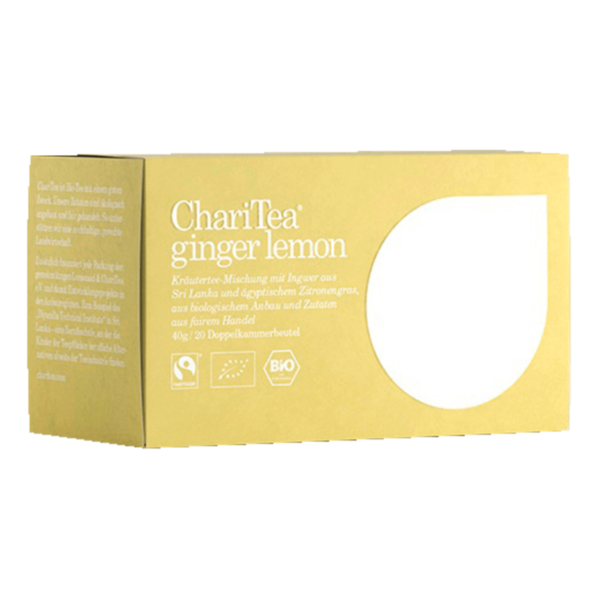 ChariTea Bio Ginger Lemon 40g, 20 Beutel